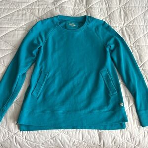 Lilly Pulitzer beachcomber Luxletic Sweatshirt teal small